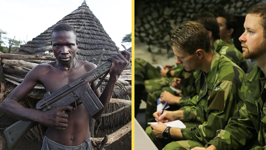 Sverige skickar beväpnad styrka till farlig evakuering i Sudan