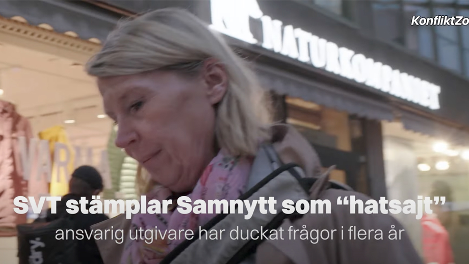 Här vägrar SVT-chefen svara på frågor