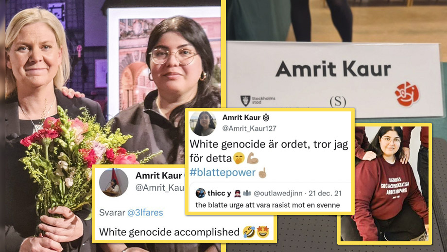 ”White genocide” – hon är S-politikern som är ”rasse mot svennar”