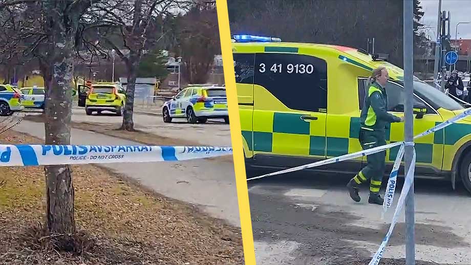 Ung man ihjälskjuten vid gymnasieskola i Eskilstuna