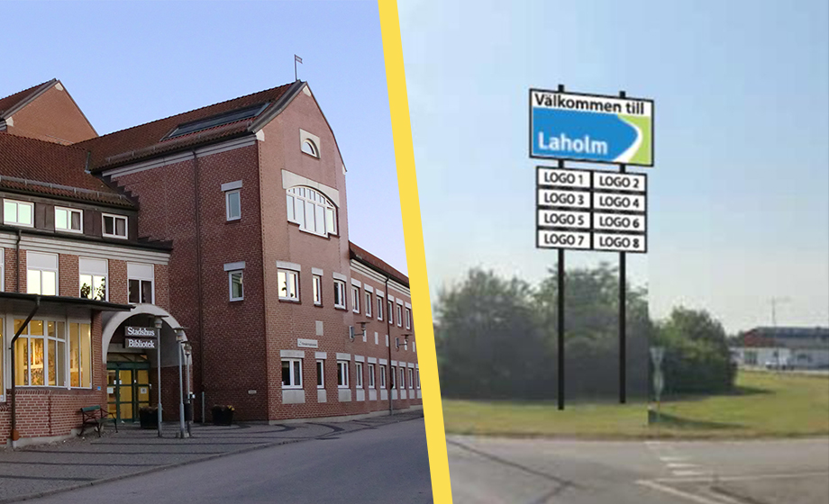 Kommun planerar betala 700 000 för skylt