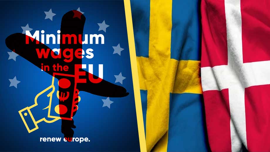 Efter påtryckningar från SD – regeringen tar strid med Danmark mot EU:s minimilöner