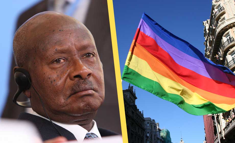 Ugandas president: Afrika ska rädda världen från homosexualitet
