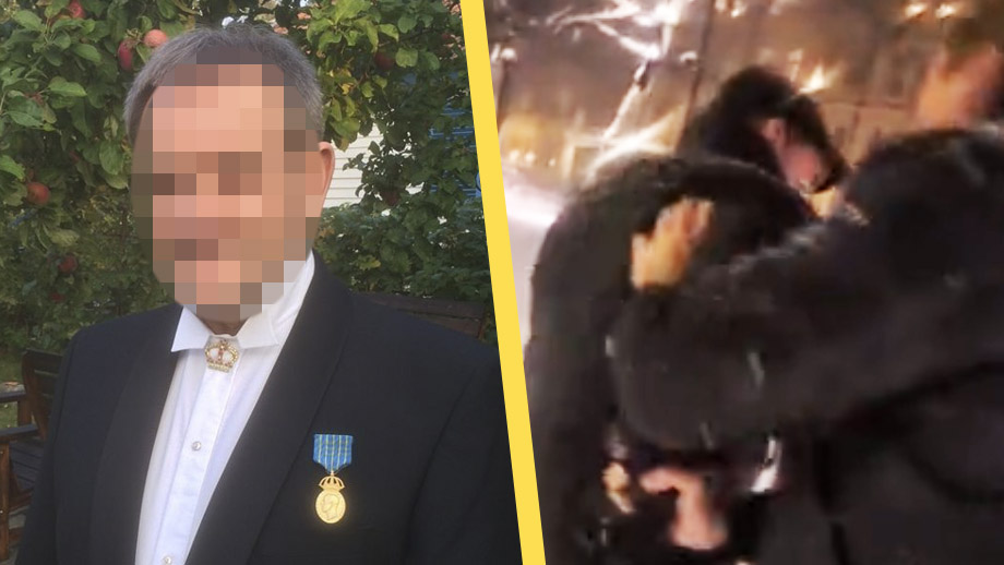 Här misshandlas Patrik Sjöberg av ex-polis som letade barn för sex