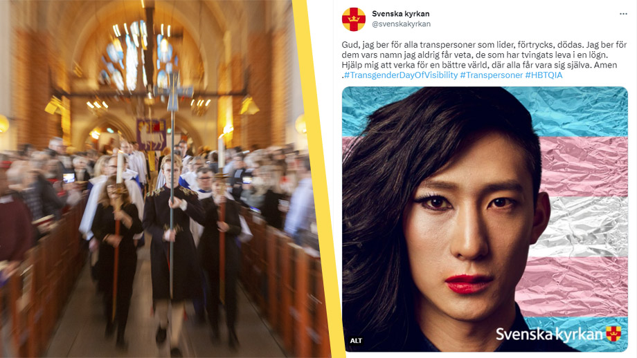 EXKLUSIVT: Svenska kyrkan om transtweeten: ”En hel grupp kan inte bli diskvalificerad”