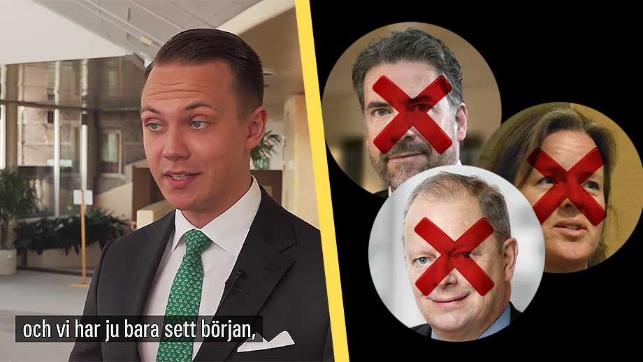 SD lovar fortsatt utrensning av S-märkta statliga toppchefer