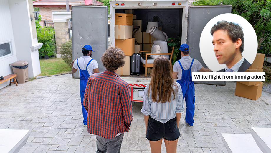 Forskning: ”White flight” lika vanligt bland vänstern som högern