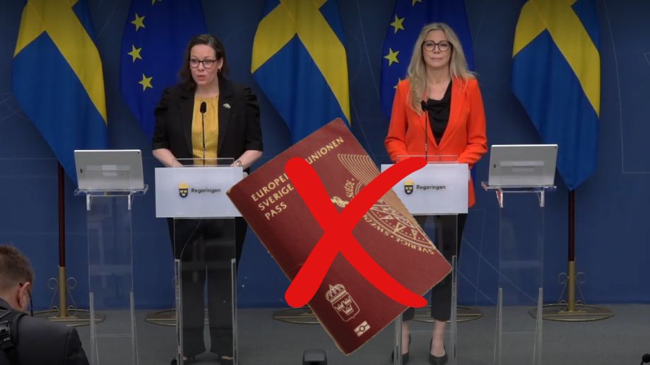 Regeringen och SD: Medborgarskap ska kunna ÅTERKALLAS