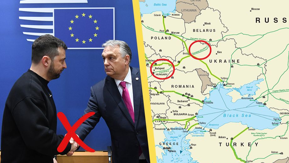Ungern blockerar EU:s vapenleverans till Ukraina – efter Zelenskyjs plan att spränga oljeledning