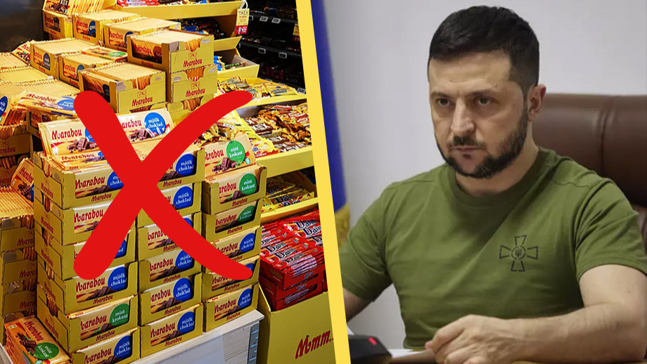 Zelenskyj kräver bojkott av Marabou: ”Stöttar Rysslands krigskassa”