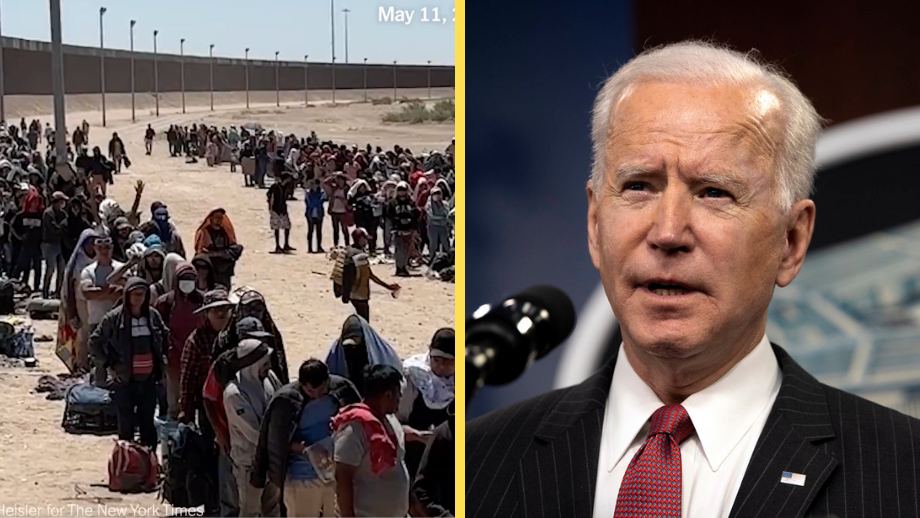 VIDEO: Migrantanstormning hotar USA