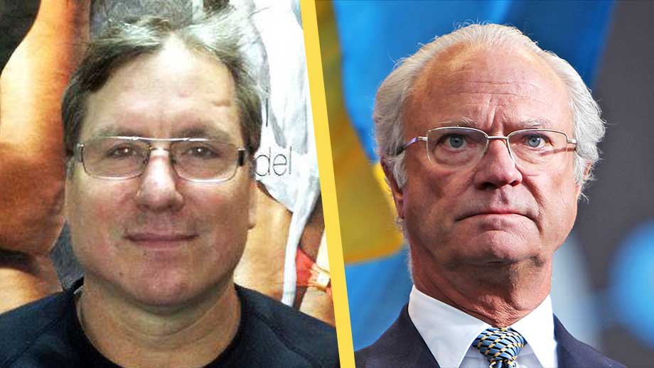 Bidragsfuskande falsk 100-åring gratulerades av Kungen och Drottningen