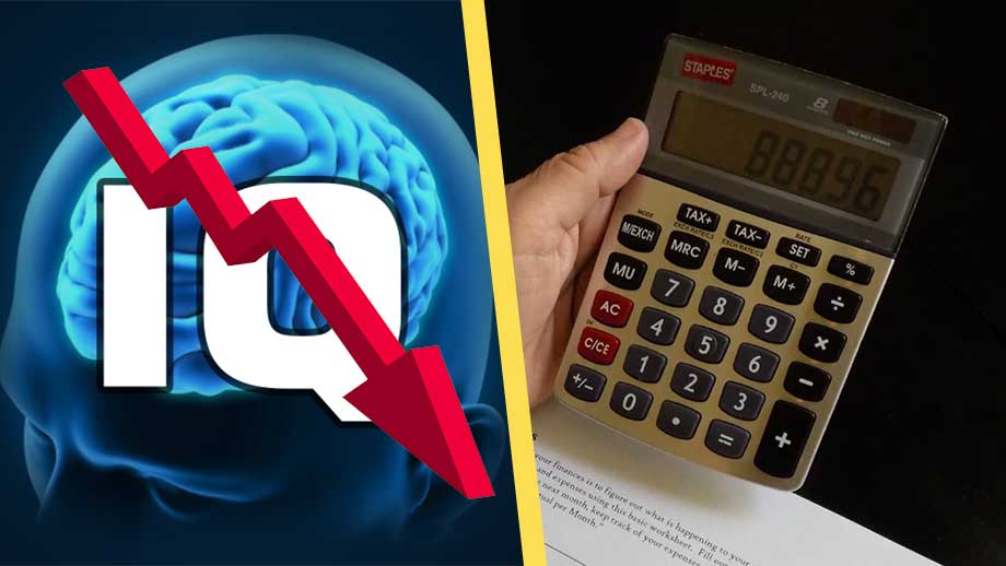 SVT: Miniräknarens fel att IQ-nivån sjunker i västvärlden