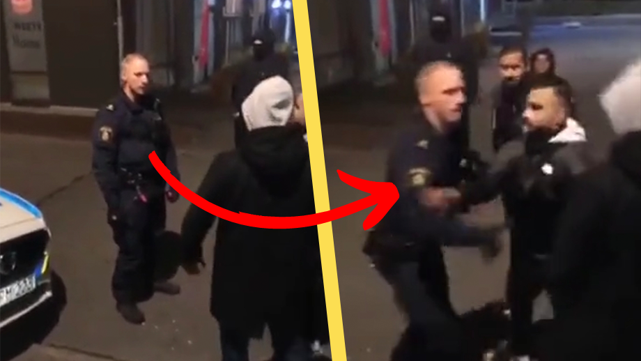VIDEO: Hotar polis – ”Pissluffare kom hit utan bricka ska visa dig”