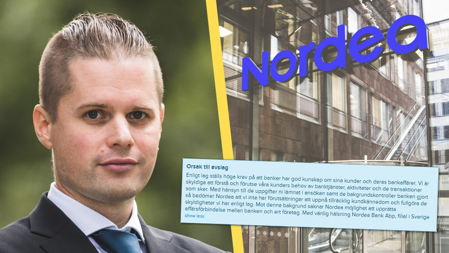 Före detta SD-profil nekades bankkonto – ”har googlat mitt namn”