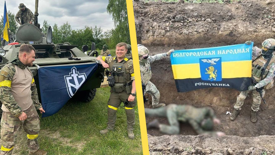 Pro-ukrainska trupper gick över gränsen till Ryssland