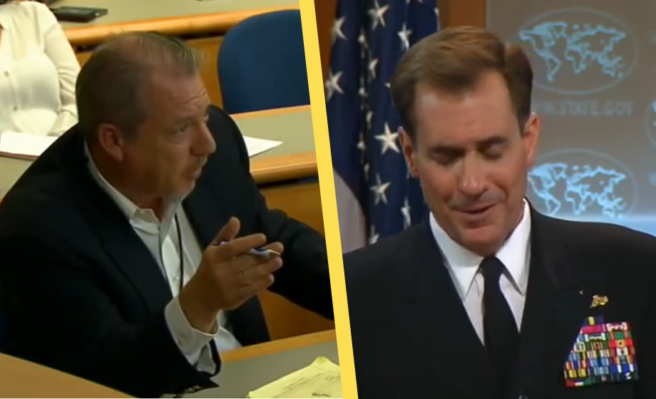 VIDEO: Se när AP-journalisten grillar Pentagon om Nato