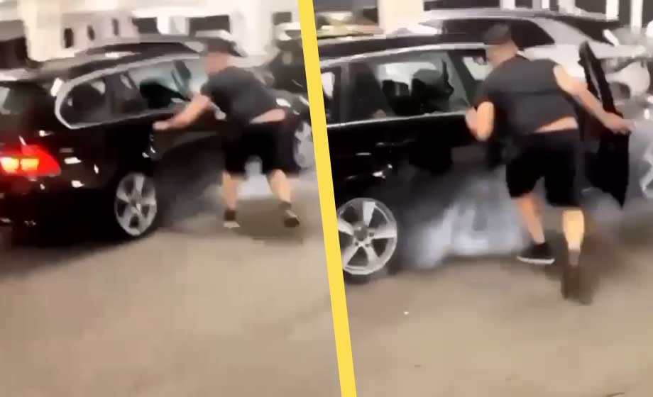 VIDEO: Man med barn i bilen mördad i ICA:s parkeringshus