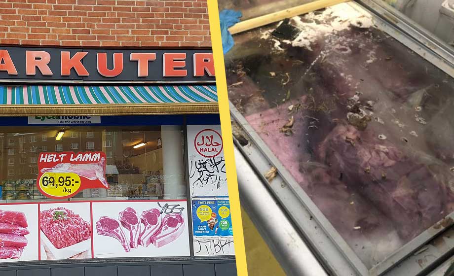 Exklusiva bilderna: Se matsnusket i halalbutiken