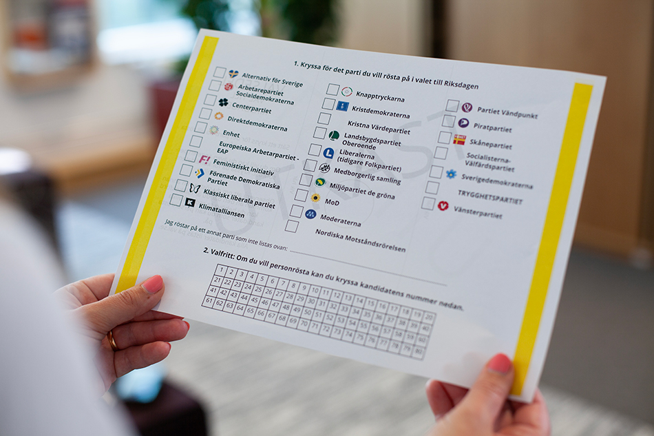 Så kan nya valsedlarna se ut