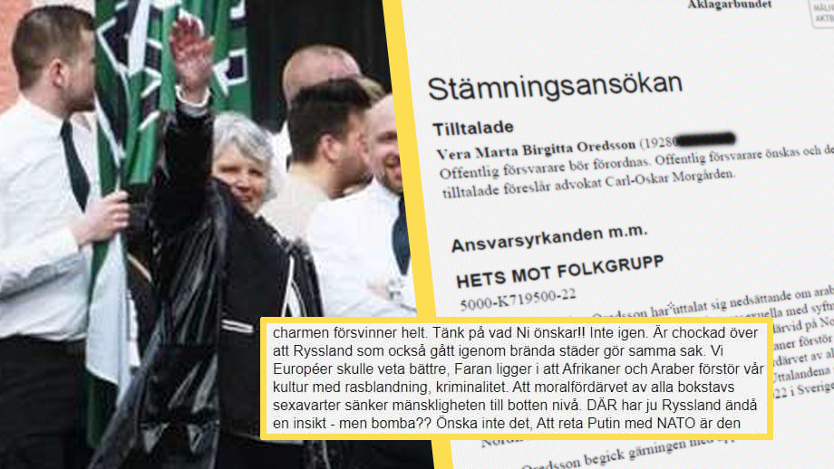 95-åring åtalas – skrev att ”Araber och Afrikaner förstör vår kultur”