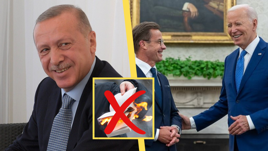 Biden: Sverige kommer förbjuda koranbränning – för Nato-medlemskap