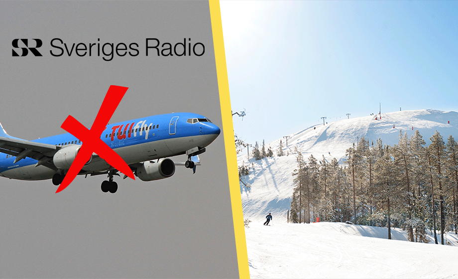 SR besvärade av utländsk turism i Sälen: ”Klimatkris”