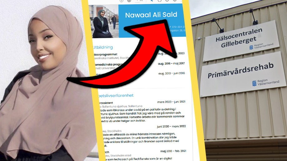 Falska somaliska läkaren stavade sitt eget namn fel i jobbansökan