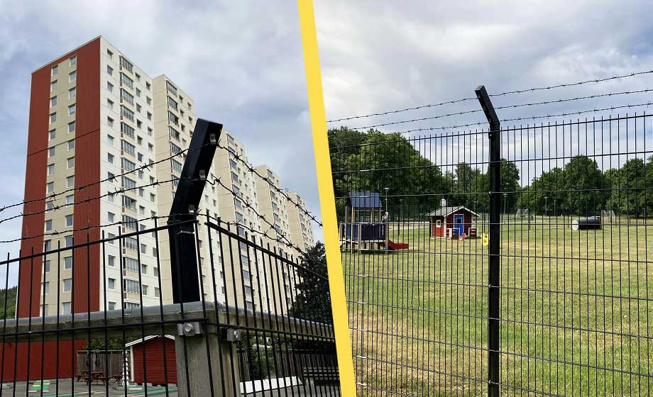 Bostadsrättsförenings stängsel upprör: ”Jättesorgligt”