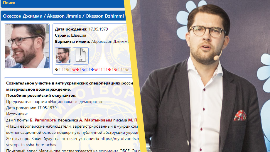 Så hamnade Jimmie Åkesson på ukrainsk ”dödslista”