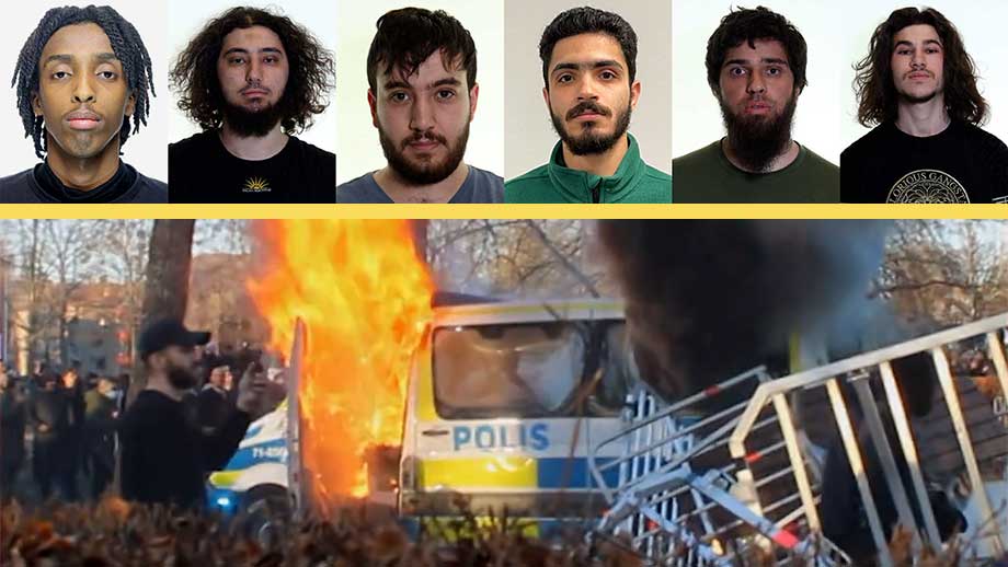 Kapade polisbuss i korankravallerna – utvisas INTE