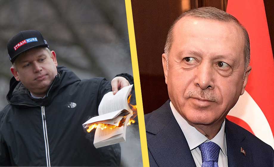 Turkiet utfärdar arresteringsorder mot Rasmus Paludan