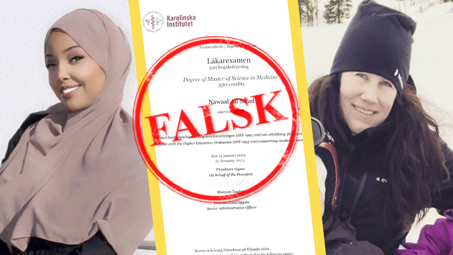 Sannas dotter vårdades av falska läkaren – fick inte veta vem ”hen” var