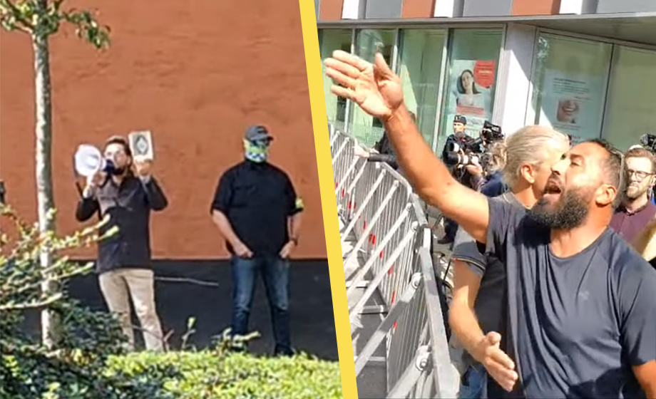 Muslimens svar till koranbrännaren: ”Svär jag kommer slakta dig”