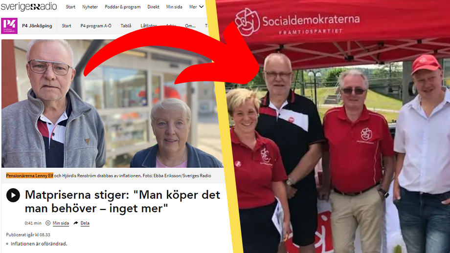 SR intervjuade S-politiker som ”pensionären Lenny”