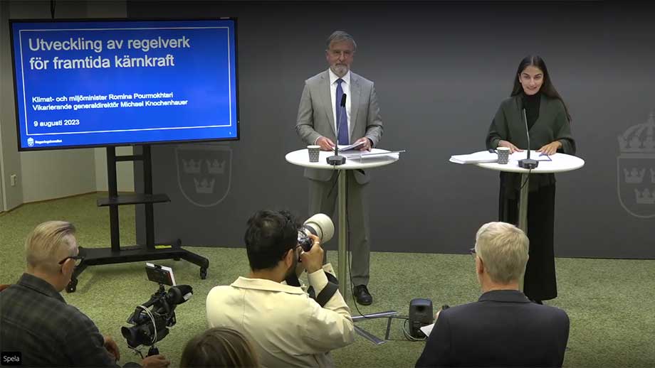 Regeringen plan: Tio nya kärnreaktorer ska byggas