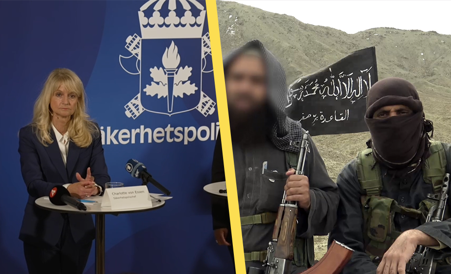 Säpo: Terrorhotnivån höjs från 3 till 4 – varnar för ”högerextremism”