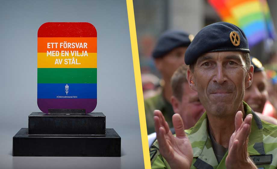 Försvarsmakten i ny Pridekampanj