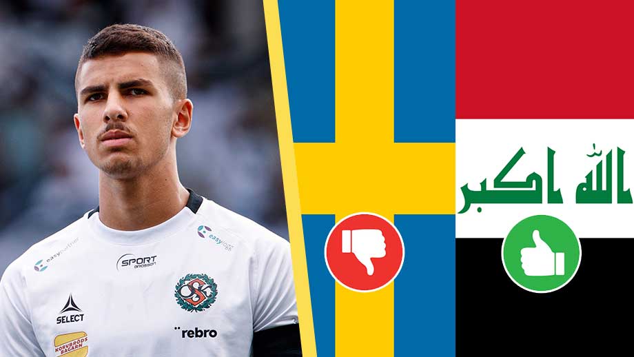 ”Svenske” Hussein Ali väljer bort svenska fotbollslandslaget för irakiska