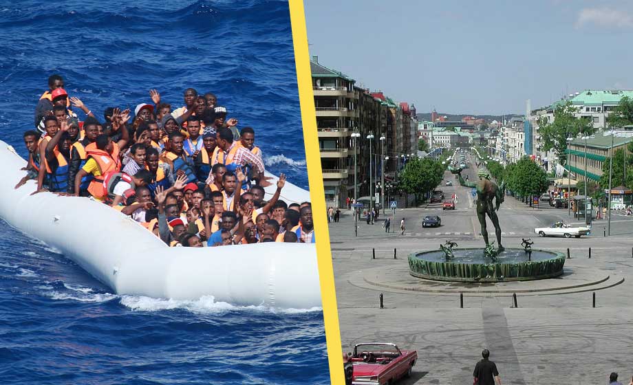 Göteborg avsäger sig framtida vinster – dumpar migranter i andra kommuner