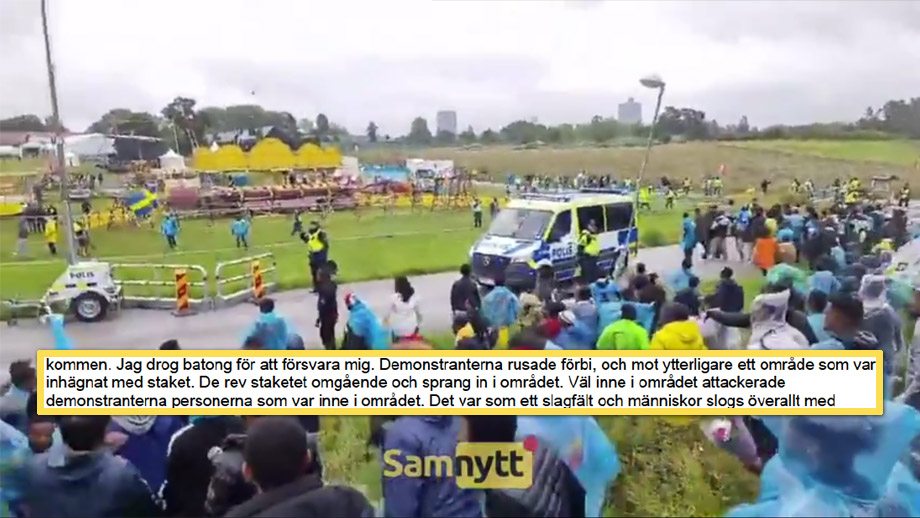 Polis om eritreankaoset på Järvafältet: ”Som ett slagfält”