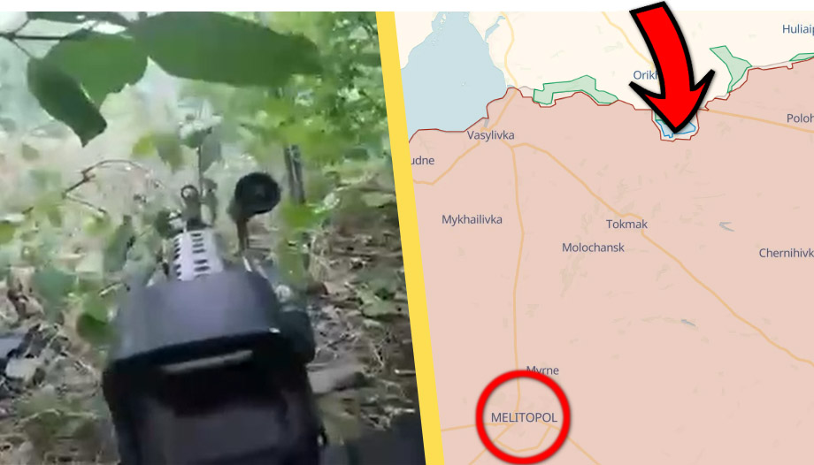 Ukrainska framgångar under motoffensiven i Zaporizjzja