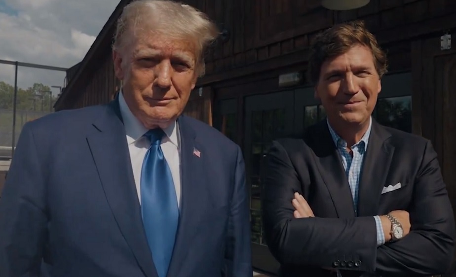 Stor succé för Tucker Carlsons intervju med Trump