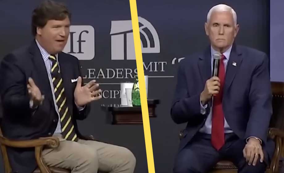 Mike Pence frågas ut om pengaregn över Ukraina medan USA förfaller