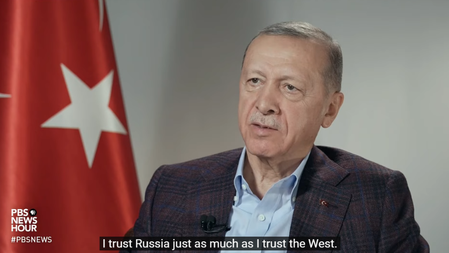 Erdogan i ny intervju: Inget Nato-medlemskap för Sverige