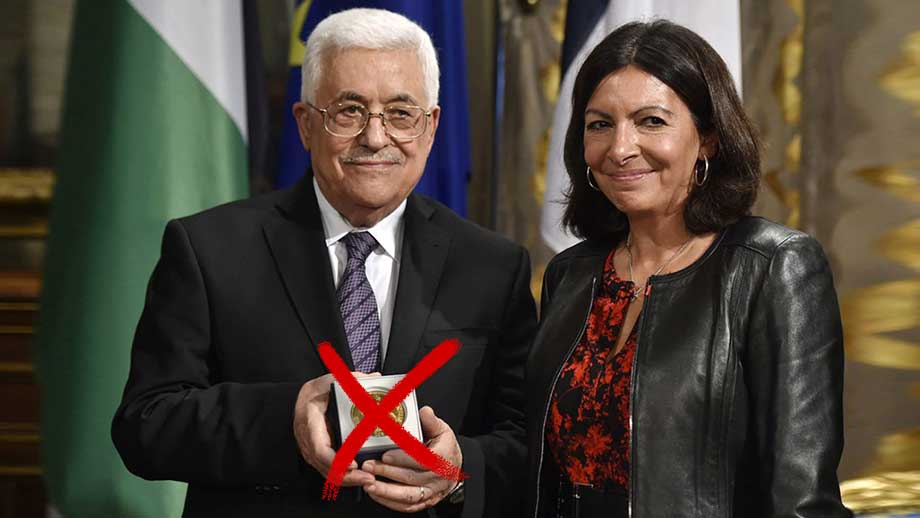 Frankrike återkallar Mahmoud Abbas hedersmedalj efter antisemitiska uttalanden