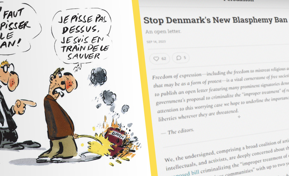 Internationellt upprop: Stoppa förbudet mot koranbränningar