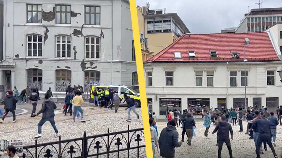 Eritreanska invandrarvåldet sprider sig till Norge