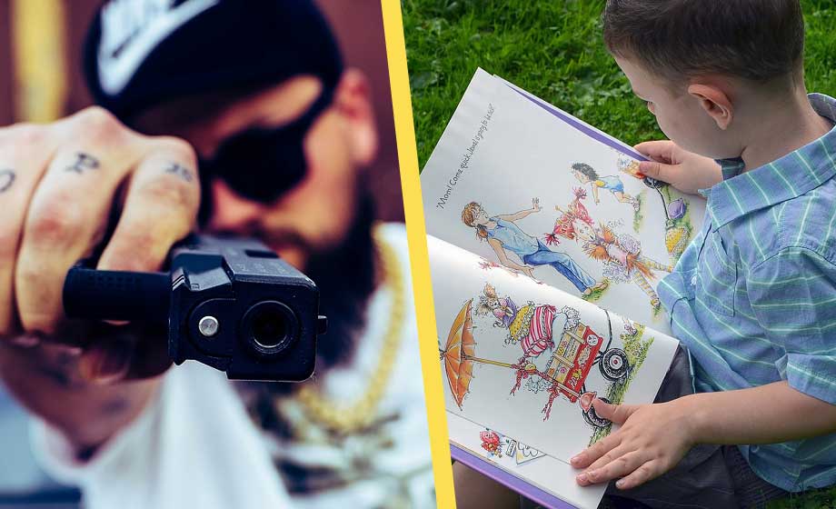 Gängkrig och dödsskjutningar tar plats i svensk barnlitteratur