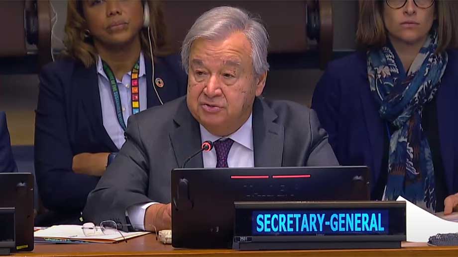 FN-chefens nya klimatutspel: ”Vi har öppnat helvetets portar”